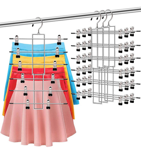 M Paquete De 3 Perchas Para Pantalones Que Ahorran Espacio,