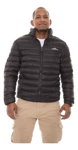 Campera Hombre Ultra Liviana Invierno Inflable Simil Pluma