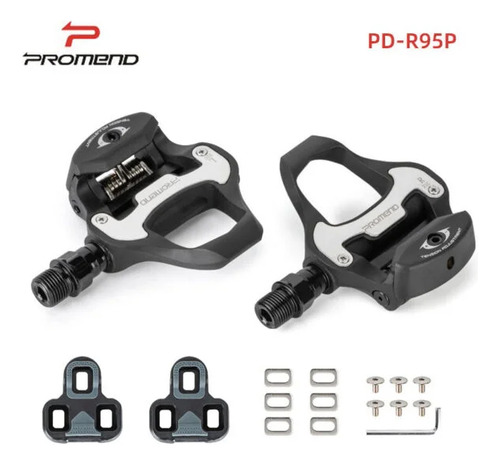 Zapatilla Ruta Sbk 916-b1521 + Pedales Promend R95 Con Calas