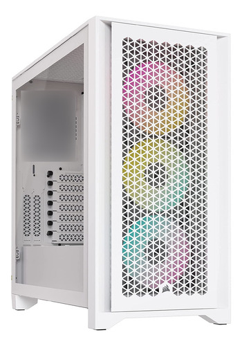 Gabinete Gamer Corsair Icue 4000d Rgb Airflow, Branco