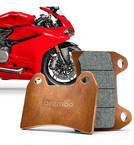 Par Pastilha De Freio Dianteira Ducati Panigale 959 Racing