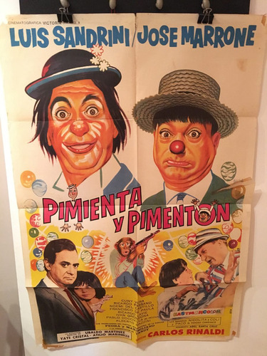 Afiche De Cine Original - Pimienta Y Pimenton - Sandrini - M