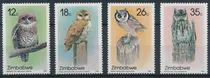 Comprar 1987 Fauna- Aves Búhos- Zimbawe (sellos) Mint