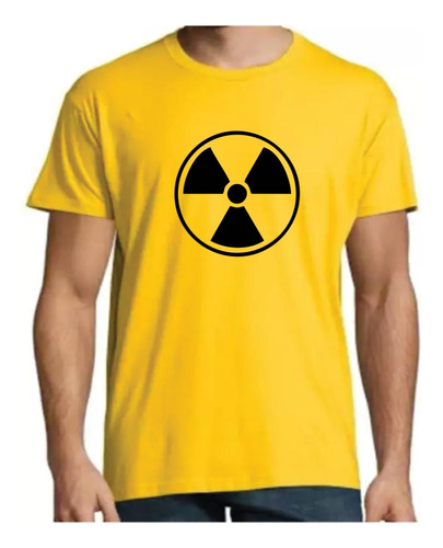 Remera Radiación Disfraz Warning Peligro Radiation