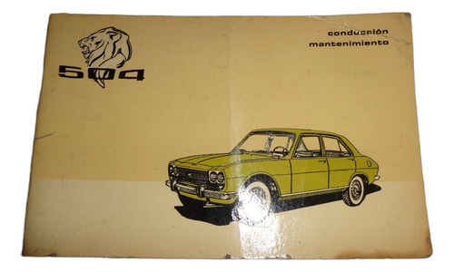 Peugeot 504 1970 Manual Original (Usado)