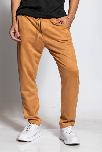 Pantalón Hombre Gabardina Con Bolsillos Liso Clásico Shaffe