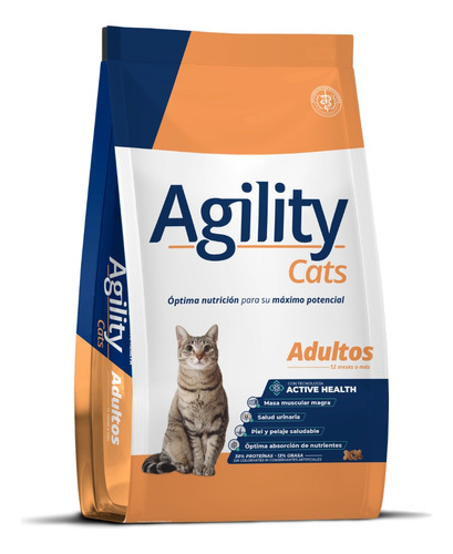  Alimento Agility Premium Gato Adulto Sabor Mix X 10 Kg