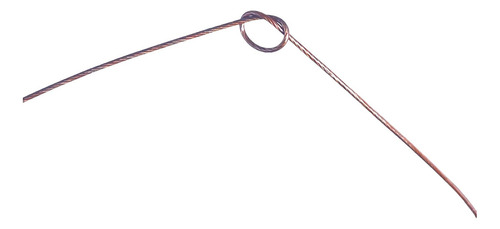Cable De Acero Lider Pesca Amberjack 7x7 Anudable 10 Mts Color marro--40 lbs