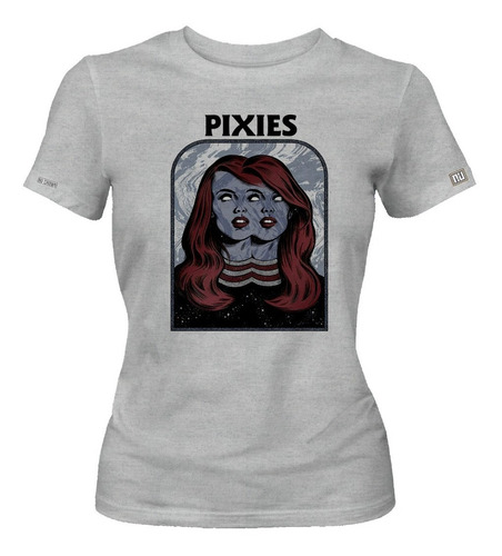 Camiseta Pixies Banda Rock Metal Poster Dama Mujer Ikgd