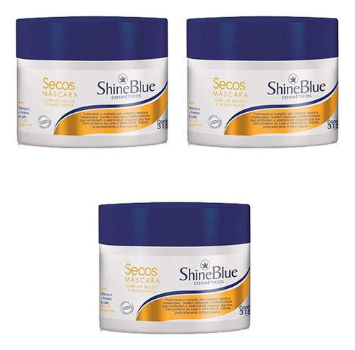 Kit de mascarillas para cabello seco Shineblue 3 315 g