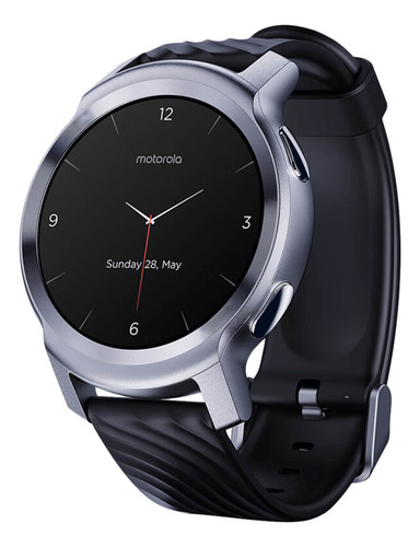 Smartwatch Moto Watch 100 Reloj Inteligente Deportivo 5atm Al Agua Smartwachth 1.3'' Pantalla Y Llamada Bluetooth Reloj Inteligente Hombre Color Plateado Plateado
