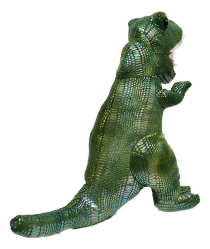 Dinosaurio T Rex Kidz Time Peluche De 50 Cm Verde Musgo
