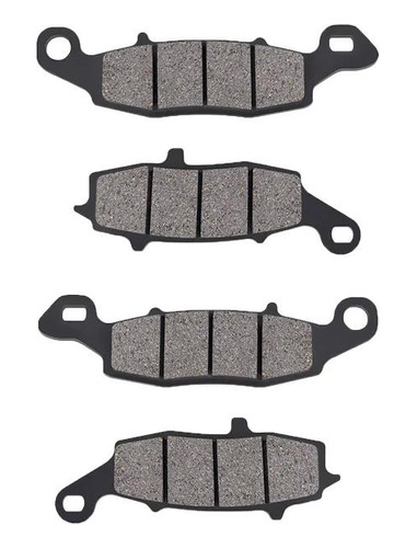 2 Pares Pastillas De Freno Para Kawasaki Vn 900 Para Vulcan