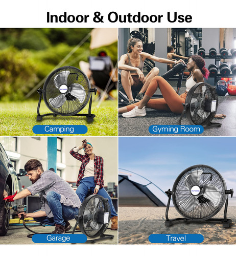Ventilador De Piso Para Exteriores Bilt Hard De 16 Pulgadas