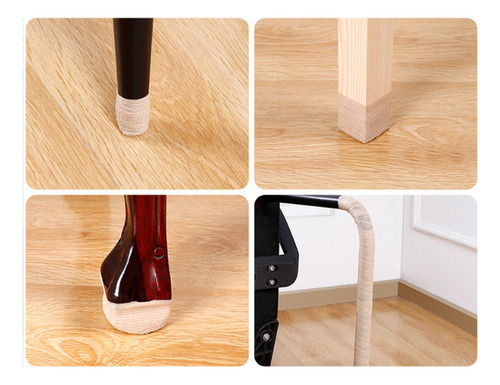 Np 6 Fundas Protectoras For Patas De Mesa Y Silla Con Cinta