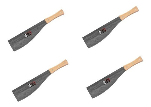Machete Cañero Sin Gancho 14 Mango Madera Bellota X4 Pz