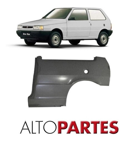 Guardabarro Trasero Fiat Uno 1988 A 2003 3 Puertas Izquierdo