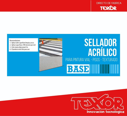 Fijador Sellador Acrilico Base Pisos 4 Lts Texxor