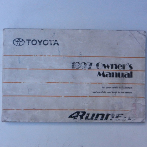 Manual De Usuario Toyota 4runner Año 1997, Toyota Motor Corp