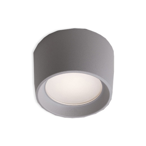 Aplique Led Gris Ip55 Gx53 Inc. Ø160mm Livia160