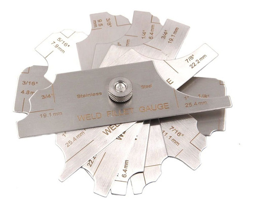 Mg 11 Juego 7 Filete Metal Para Soldadura Medidor Rl