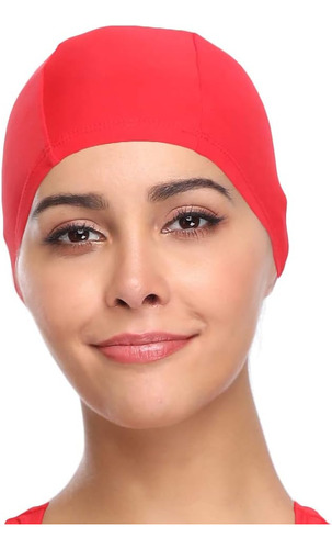 Shekini Gorro De Natación De Tela De Nailon Y Licra Para De