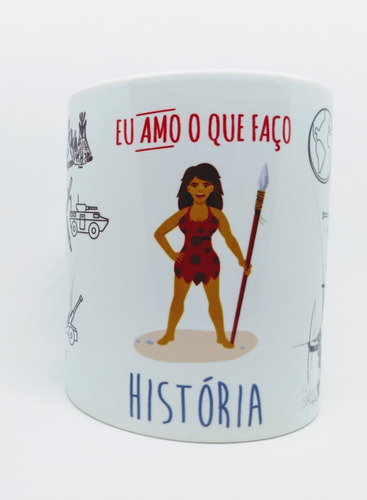 Caneca Personalizada Profissão História - Históriadora