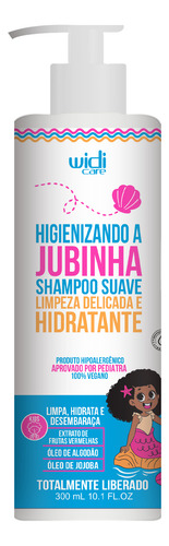 Shampoo Jubinha 300ml E Ondulando A Juba 500ml - Widi Care
