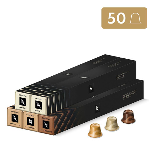 Cápsulas De Café Nespresso Pack Barista - 50 Cápsulas