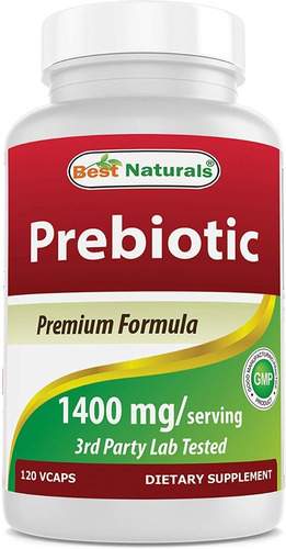 Prebióticos 1400mg Best Naturals 120 Cápsulas