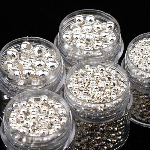 Wpd 5 Sets Perlas Espaciadoras De Acero Inoxidable