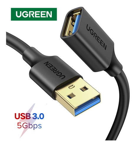Cable Extensión Usb 3.0 Macho A Hembra 5 Metros Ugreen 5gbps