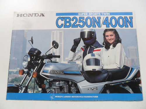 Folleto Moto Honda Cb250n Cb 400n Antigua 1973 No Manual 250