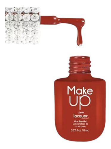 Lacquer Evolution Gel Para Uñas Make Up Tono Brownie