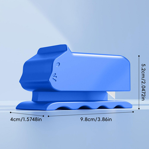 Cardboard Cutter For Cat Scratcher Handheld Compact Blue