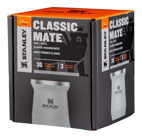Imagen 6 de 8 de Mate Stanley Acero Inoxidable Termico Doble Aislamiento 236m