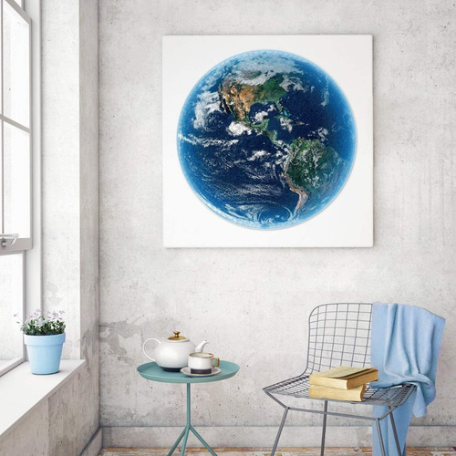 Imagen 2 de 2 de Rompecabeza Puzzle Circular Redondo 1000 Pzs Planeta Tierra