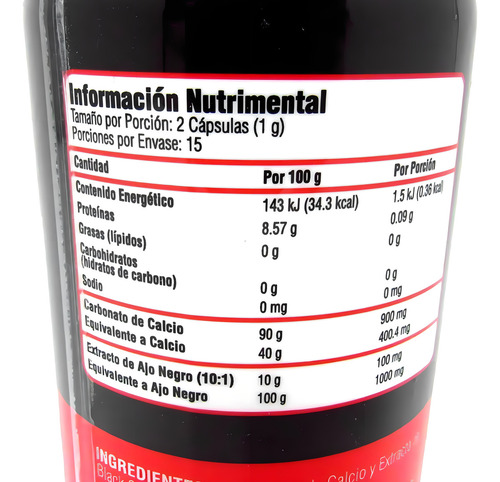 Ajo Negro Greenside 90 Cápsulas