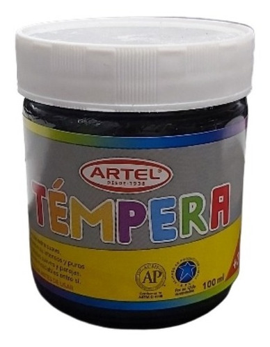 Tempera Artel 100 Ml / Negro N° 21
