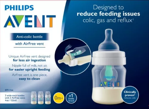  Philips AVENT - Biberón anticólicos con ventilación