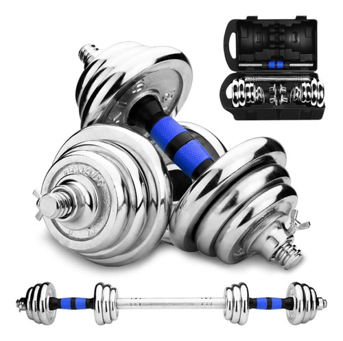 Mancuernas Ajustables 3 En 1 Para Entrenamiento En Casa