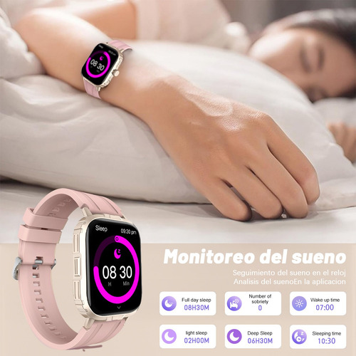Smartwatch Reloj Inteligente Llamada Mujer Hombre Plus