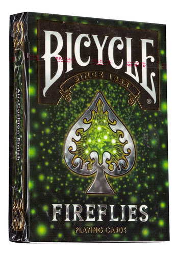 Baralho Bicycle Fireflies Cartas Premium Poker Dorso Colorido Idioma Inglês