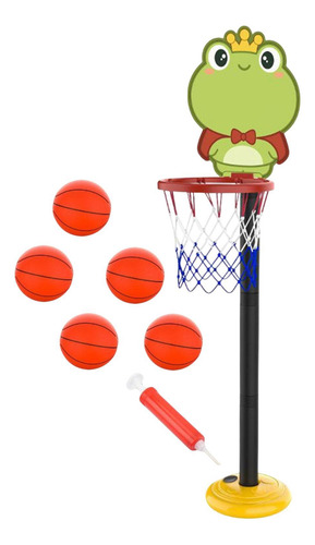 Juego De Aro De Baloncesto Para Niños, Cesta De Verde