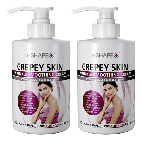 Reshape+ Crepey Crema Para El Tratamiento De La Piel, Locion