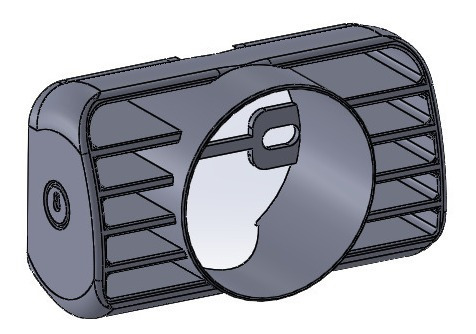 Pod 52mm Subaru Impresa 99 P/rejilla Central 3dcp