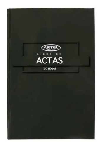 Libro De Actas Mensual. 100 Hojas Artel