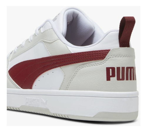 Puma Rebound V6 Color Beige/vino Para Caballero I