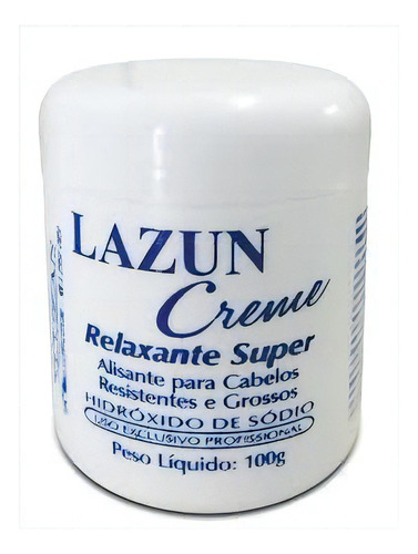 Lazun Alisante E Relaxante Cabelo 100g - Hidróxido