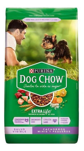 Dog Chow Salud Visible Cachorros Minis Y Pequeños 1 Kg